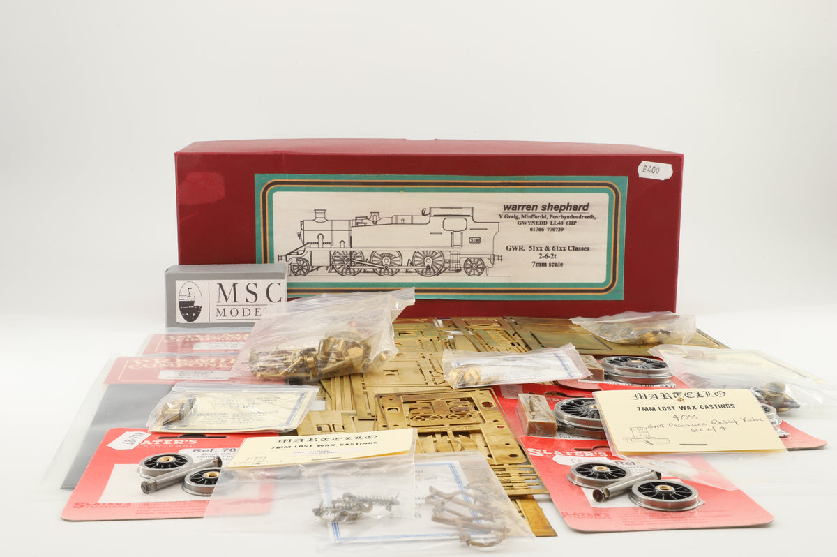 Finescale O Gauge Warren Shephard GWR/BR 51XX Locomotive Kit