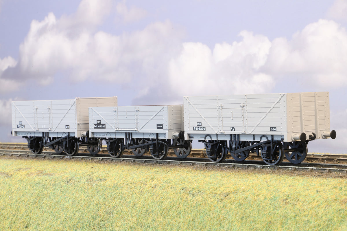 Dapol Finescale O Gauge Trio of Open Wagons