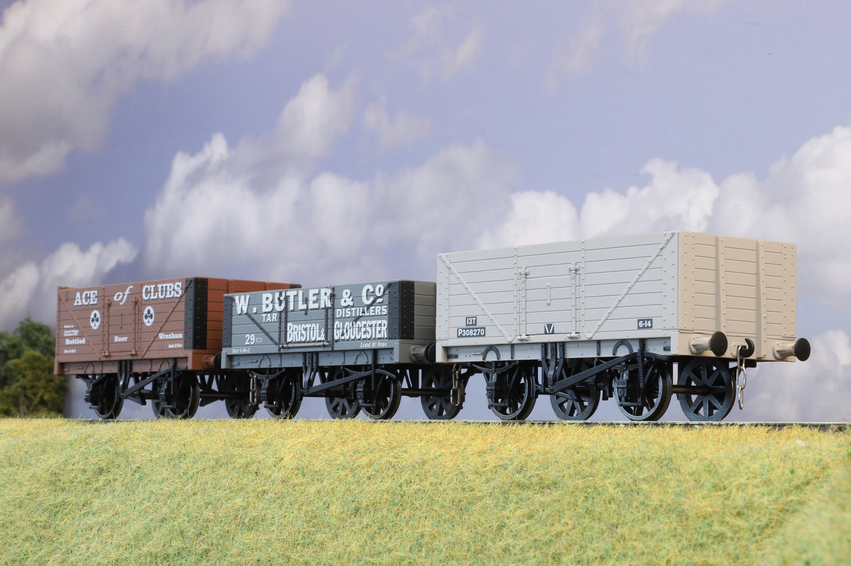 Dapol Finescale O Gauge Rake of Three Open Wagons