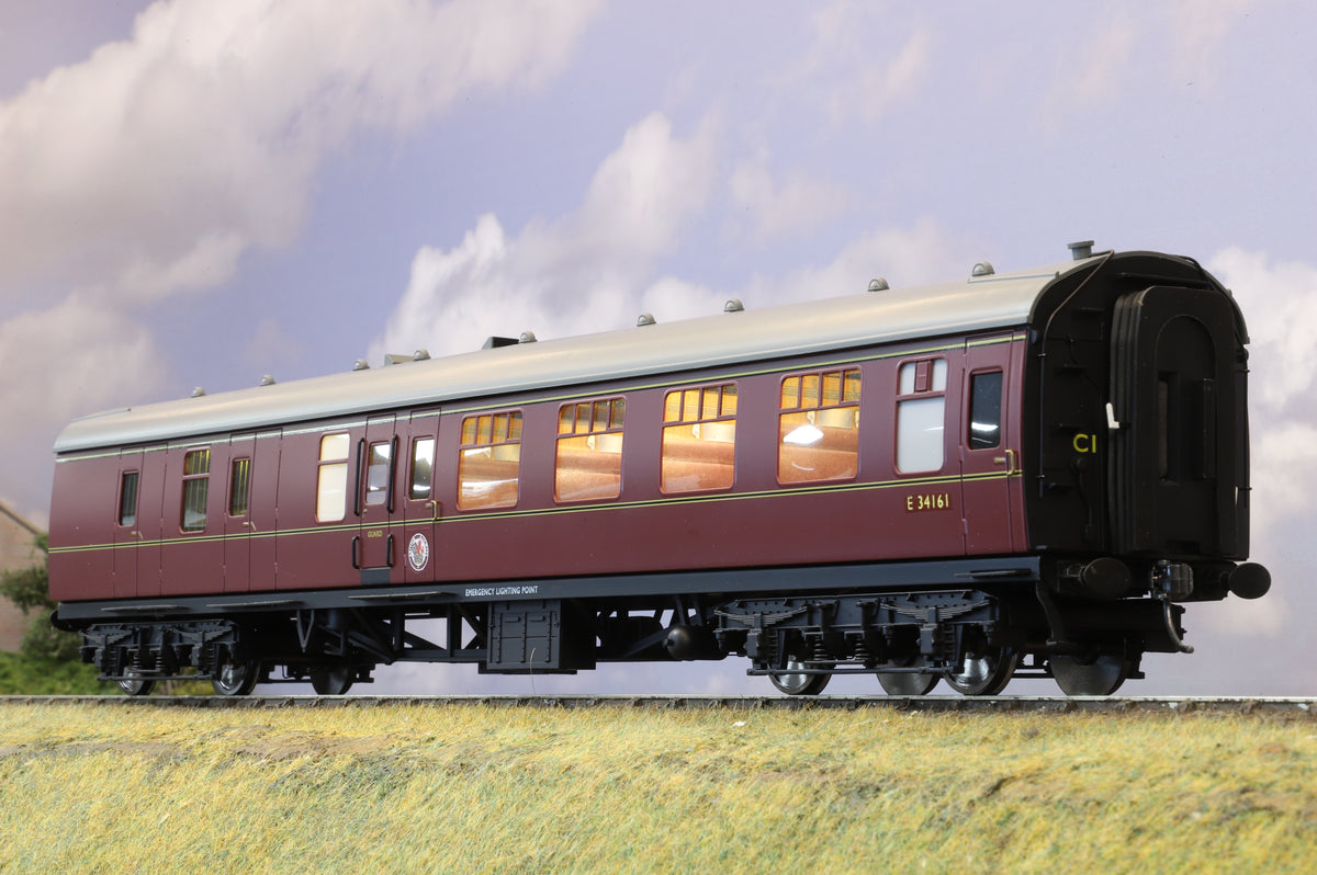 Darstaed Finescale O Gauge MK1 BSK BR Lined Maroon No.E34161
