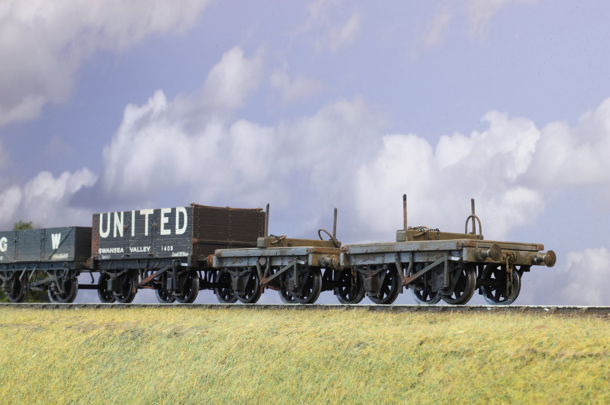Slater&#39;s Finescale O Gauge (Kit-Built) Rake Of Four Wagons