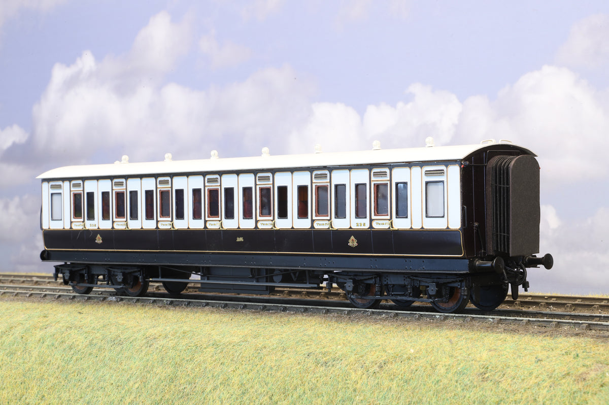Finescale O Gauge (Kit-Built) LNWR 50ft Arc Roof Full Third No. 235