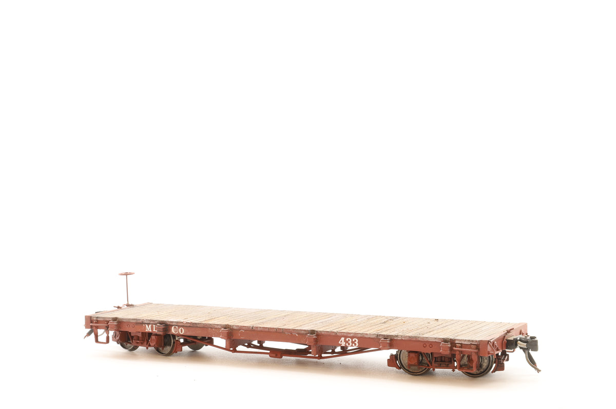 AMS On3 Scale 6061 D&RGW Flat Car No.433
