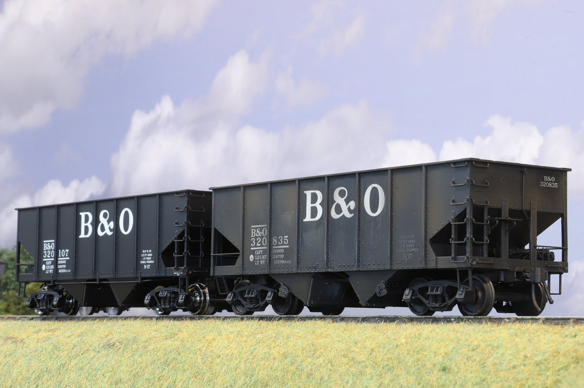 Atlas American O Gauge Pair of Baltimore & Ohio Hoppers