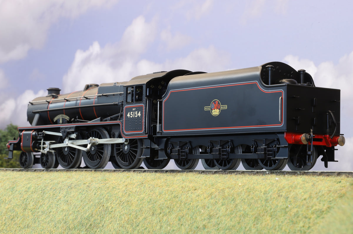 Ace Trains Coarse Scale O Gauge ex-LMS Black 5 No. 45154 'Lanarkshire Yeomanry', BR Lined Black 2/3 Rail Operation