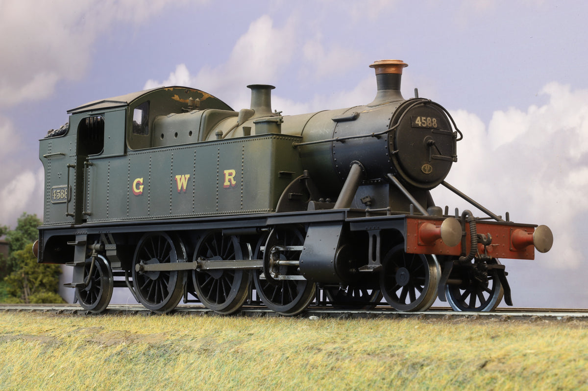 Sancheng/Finescale Brass Gauge 1 (1:32) GWR 45XX Small Prairie Tank No. 4588, RC Sound Fitted