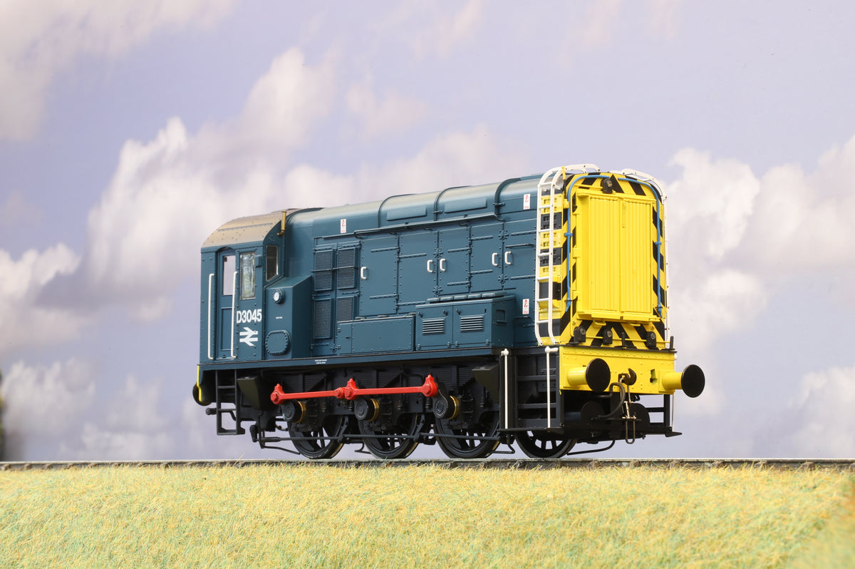 Dapol Finescale O Gauge Class 08 Shunter BR Blue (Wasp Stripes) No. D3045