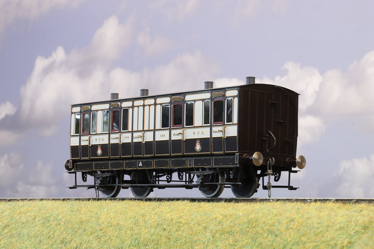 Finescale O Gauge (Kit-Built) Great Central Railway 4-Wheel Tri-Composite No. 176 (Brass Construction)