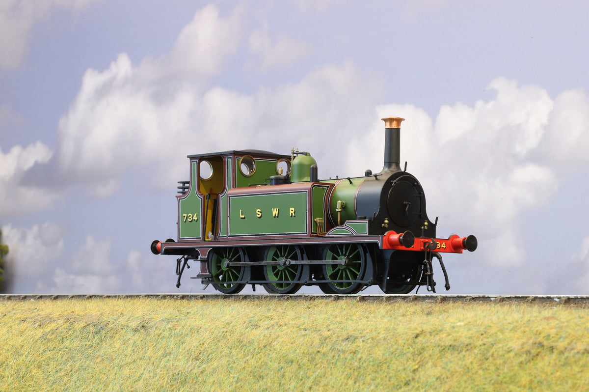 Dapol Finescale O Gauge &#39;Terrier&#39; A1 No. 734 LSWR Green DCC Sound