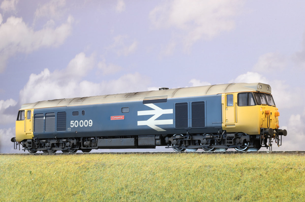 Heljan Finescale O Gauge Class 50 No.50009 &#39;Conqueror&#39;, Weathered