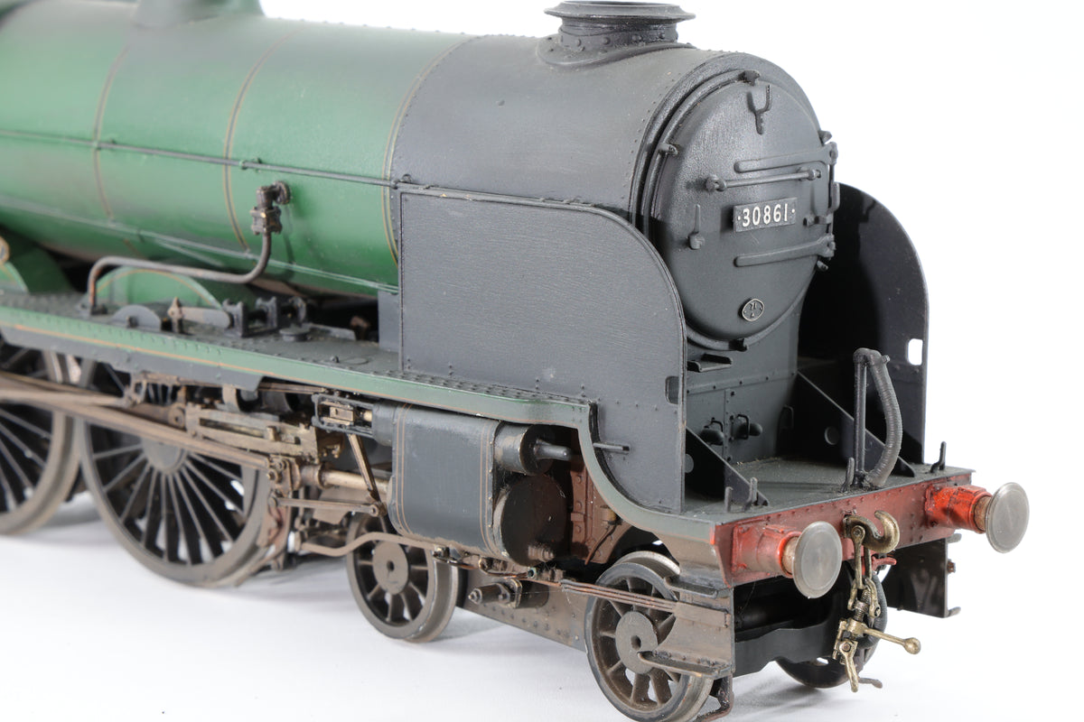 Finescale O Gauge (Kit-Built) ex-SR Lord Nelson No. 30861 'Lord Anson' BR Green Pro-Weathered