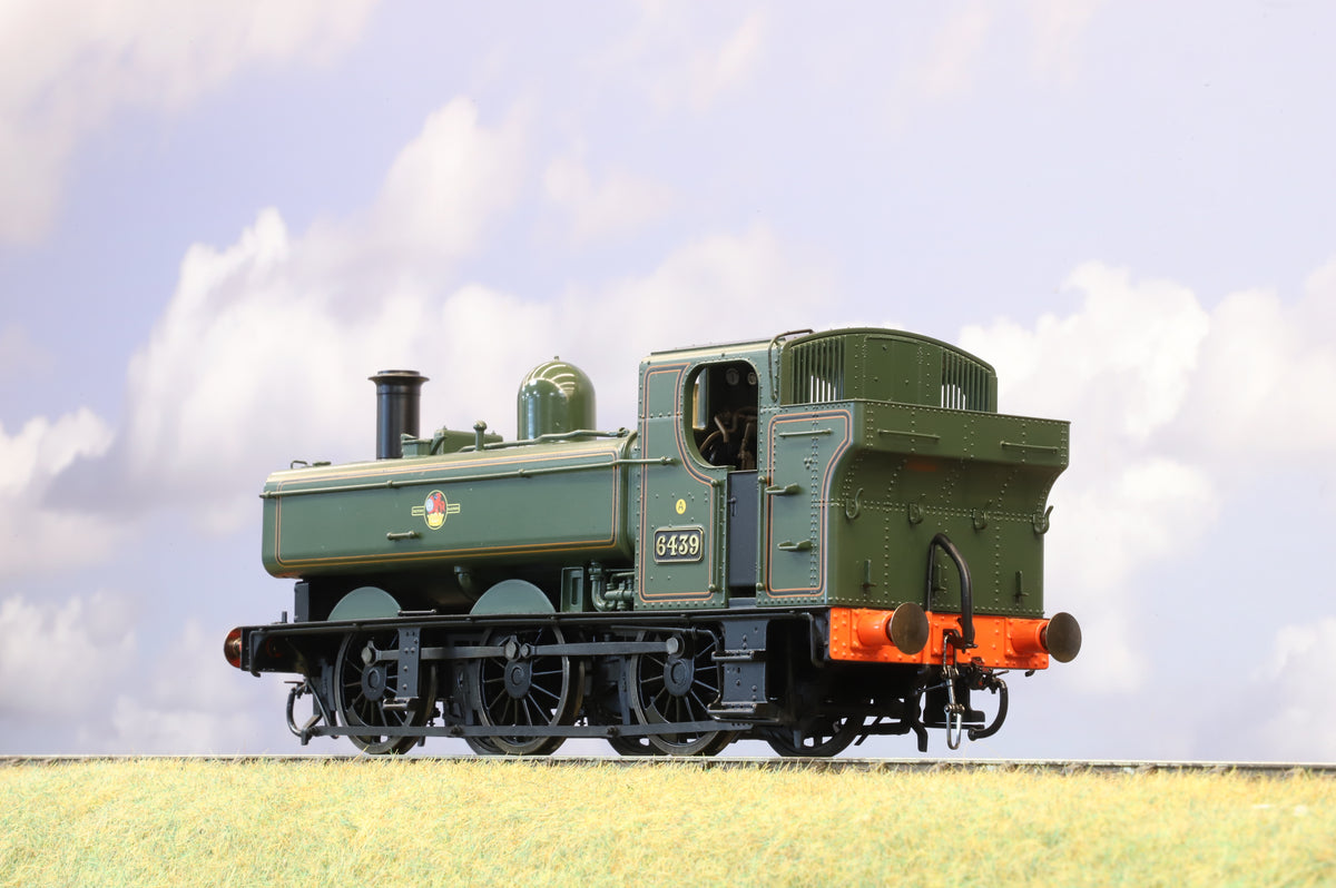 Dapol Finescale O Gauge Class 64xx Pannier No.6439 BR Lined Green (Late Crest)