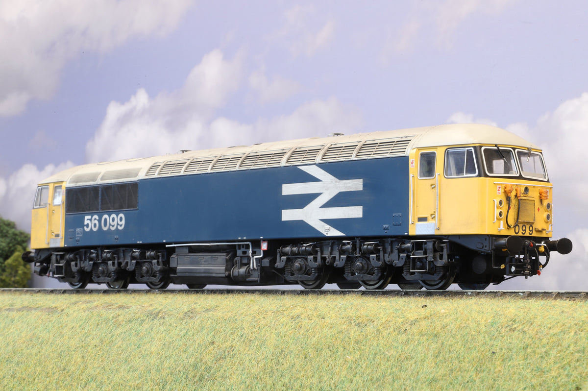 Heljan Finescale O Gauge Class 56  No. 56099, BR Blue Large Logo, Weathered