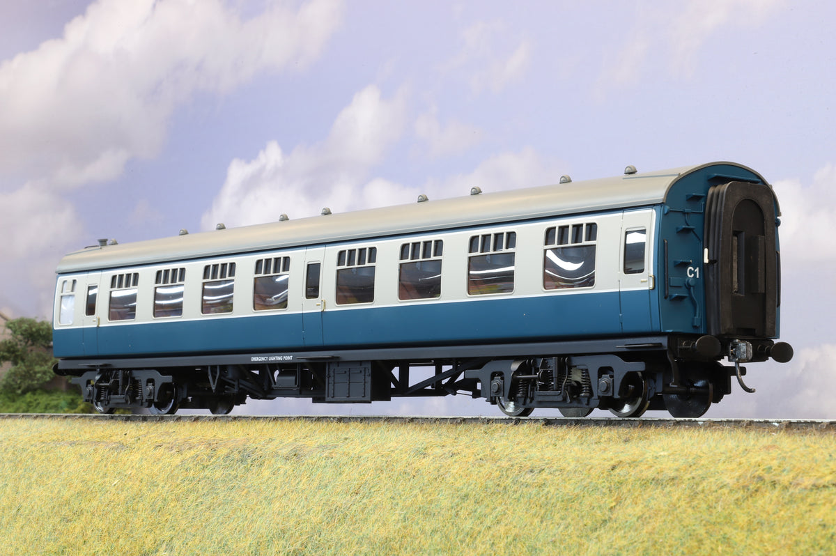 Darstaed Finescale O Gauge BR Mk1 Second Corridor (SK), BR Blue/Grey