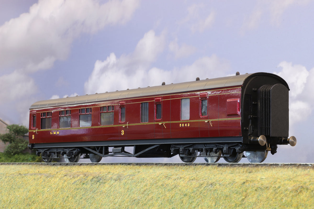 Kit-built Finescale O Gauge LMS Brake Third Corridor No.5643