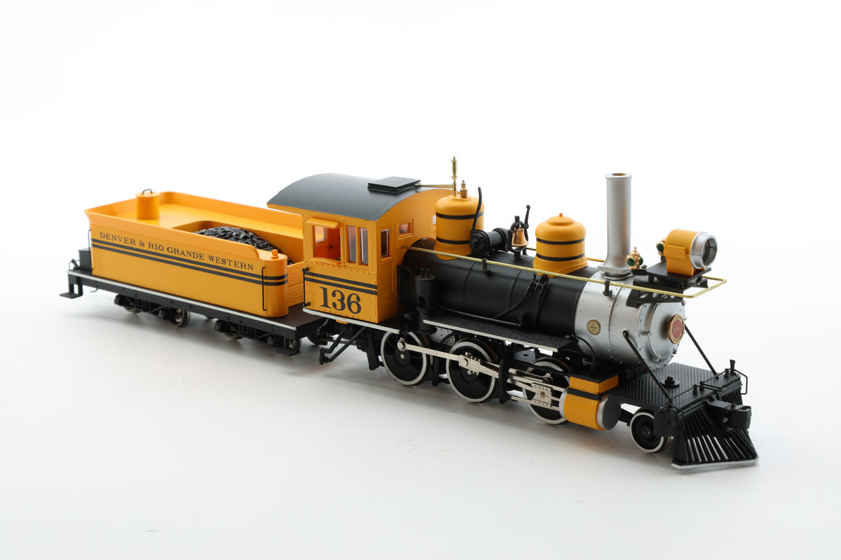 Spectrum/Bachmann On30 2-6-0 No. 136 Denver Rio Grande & Western (Bumble Bee Livery)