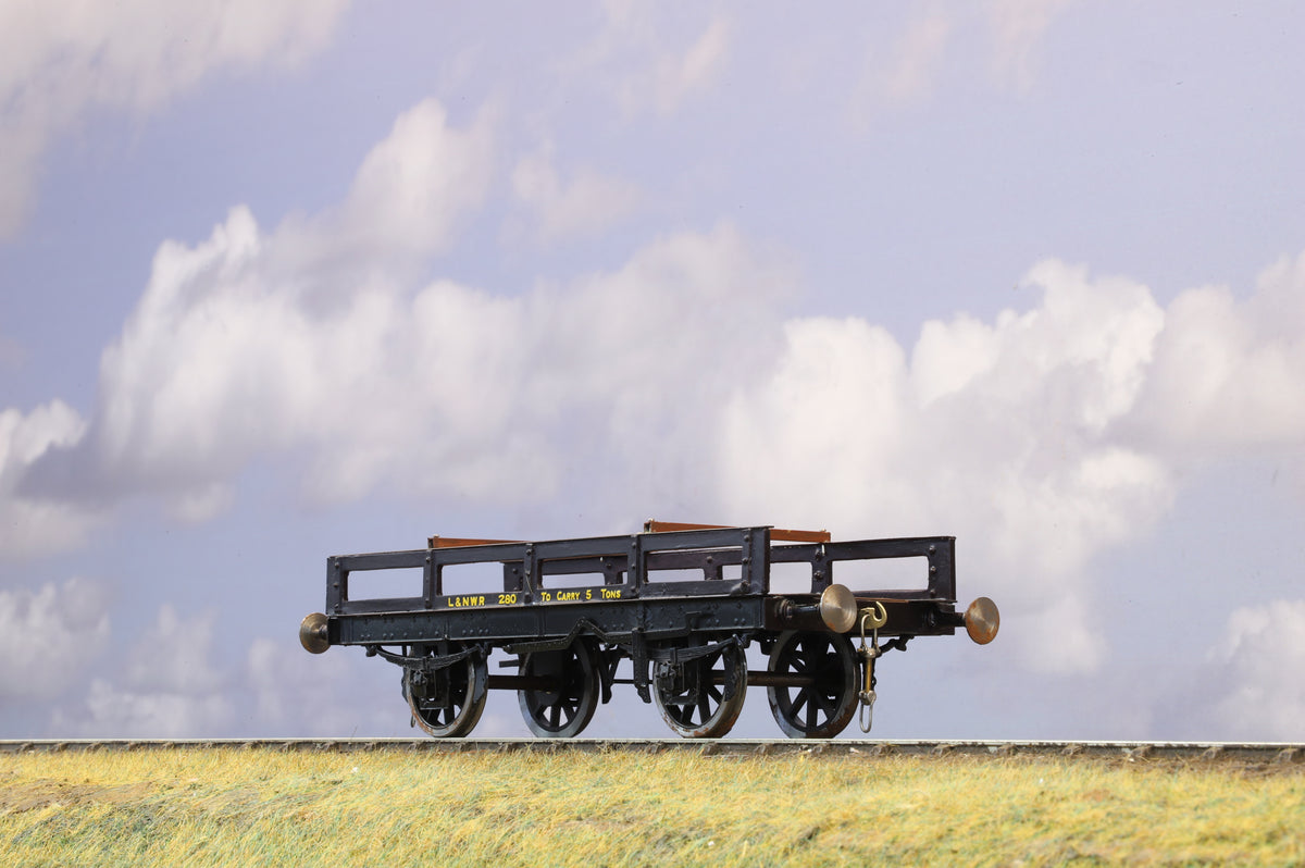 Finescale O Gauge (Kit-Built) LNWR Car Carrying Flatbed Wagon
