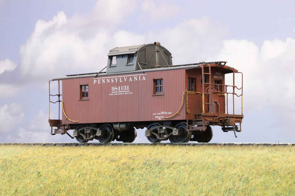 Precision Scale Co. Finescale O Gauge Pennsylvania Railroad Cabin Car (Professionally Weathered)
