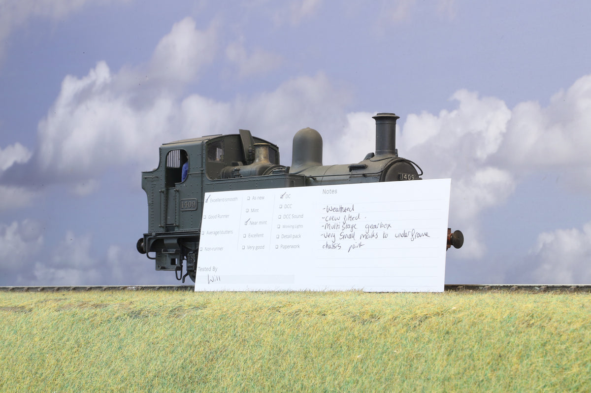 Finescale O Gauge (Kit-Built) Class 14xx No. 1409 BR Green (Weathered)