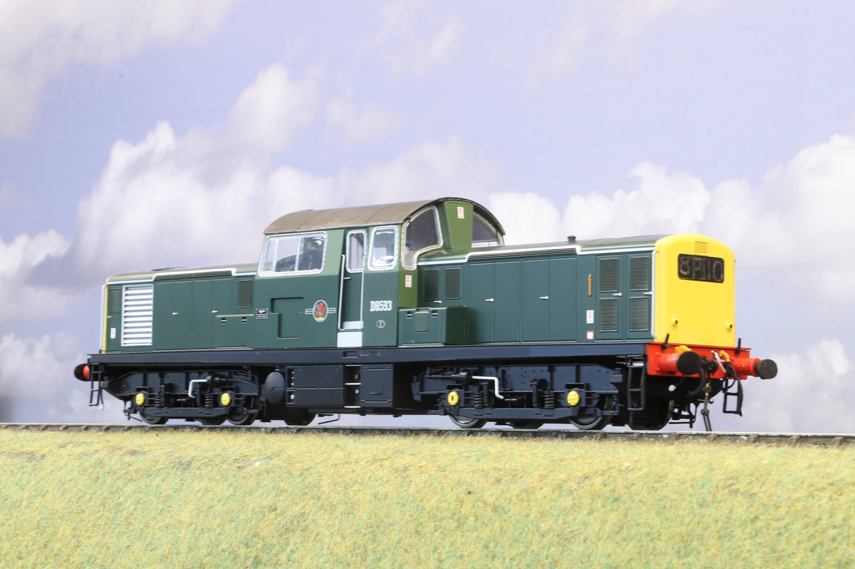 Heljan Finescale O Gauge Class 17 'Clayton' D8593 BR Green FYE, DCC Sound