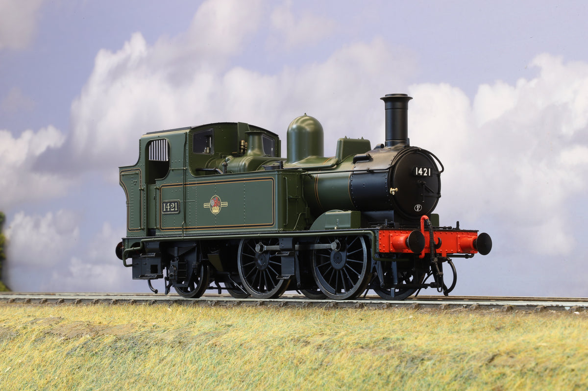 Dapol Finescale O Gauge Class 14xx No. 1421 BR Green Late Crest