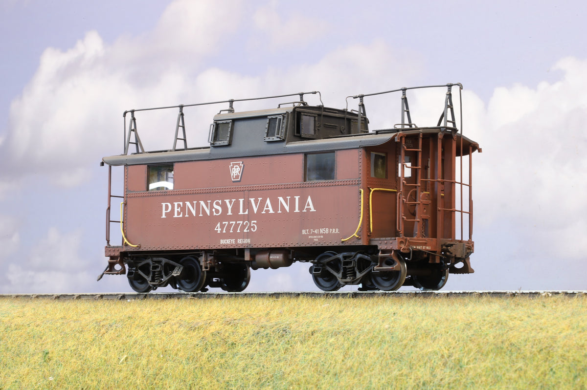 Kohs and Company Finescale O Gauge Pennsylvania Railroad N5 Cabin Car (Professionally Weathered)