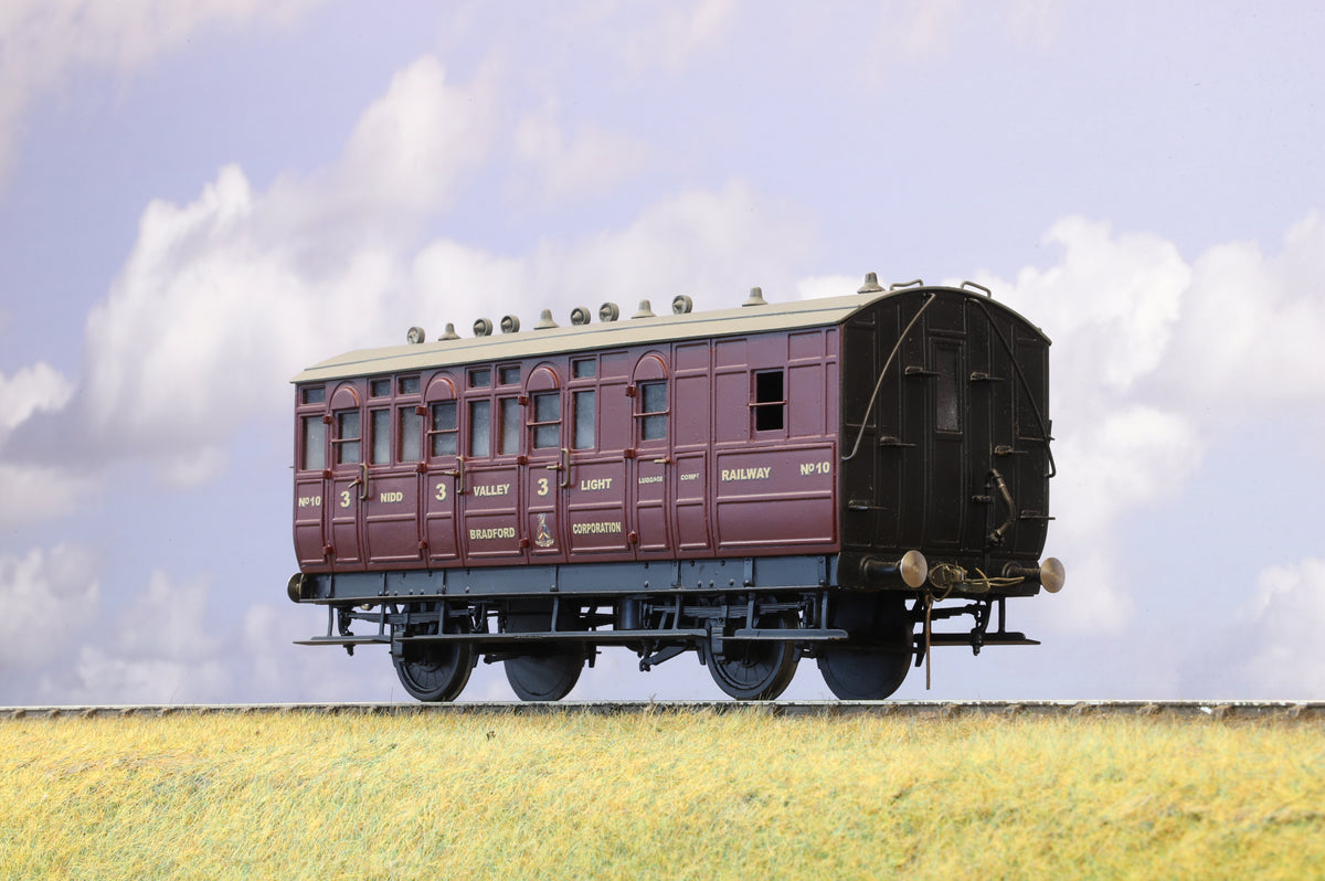 Finescale O Gauge Scratchbuilt Nidd Valley Railway Four Wheel Coach