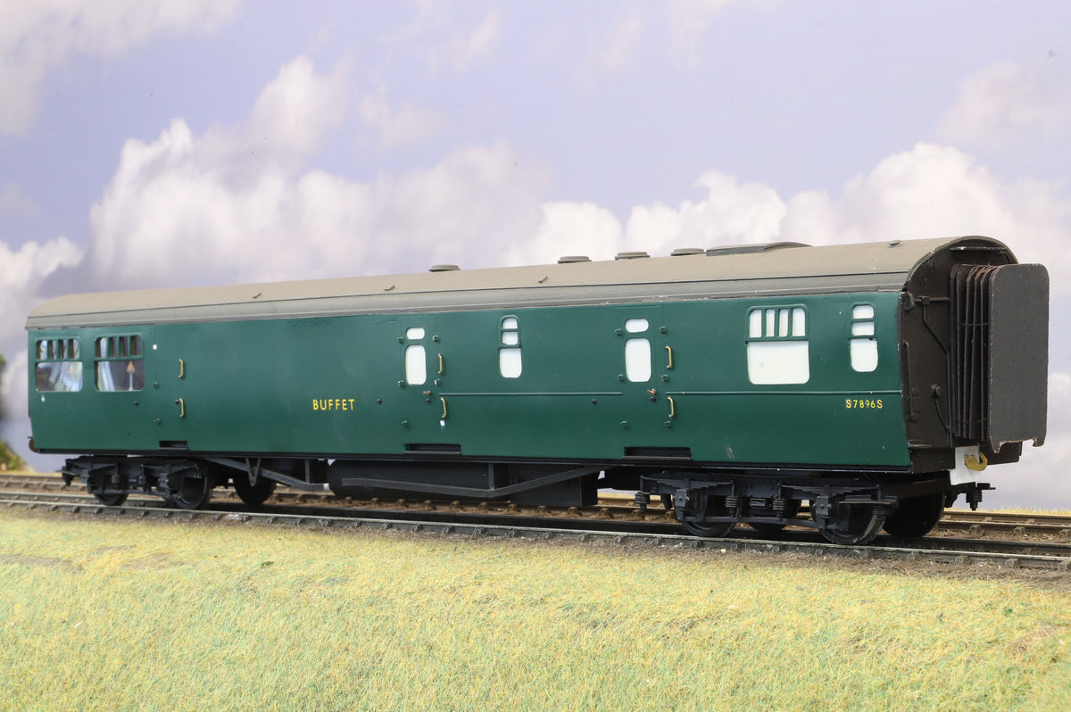 WORKSHOP Finescale O Gauge (Kit/Scratch-Built) Pair of ex-SR Bullied Restaurant/Buffet Cars, BR Malachite Green