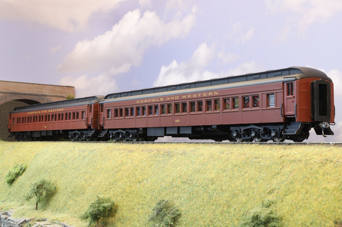 Golden Gate Depot Norfolk &amp; Western Railway 80&quot; 4 Car Coach Set