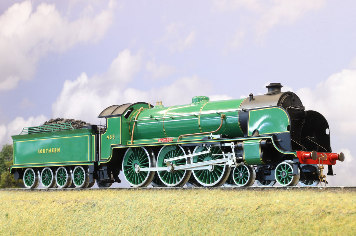 Ace Trains Coarse Scale O Gauge Southern Railway King Arthur Class No. 455 &#39;Sir Lancelot&#39; 2/3 Rail