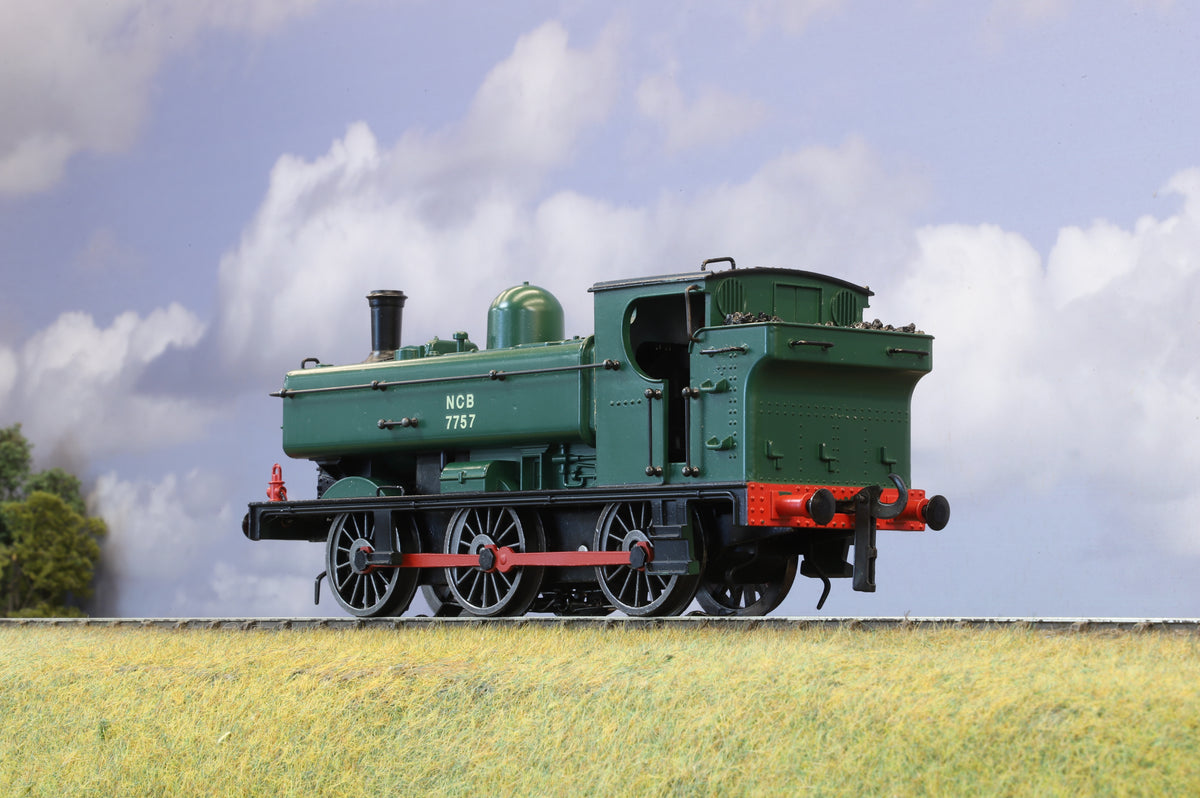 Darstaed Coarse Scale O Gauge GWR 57xx Pannier Tank No.7757, NCB Green