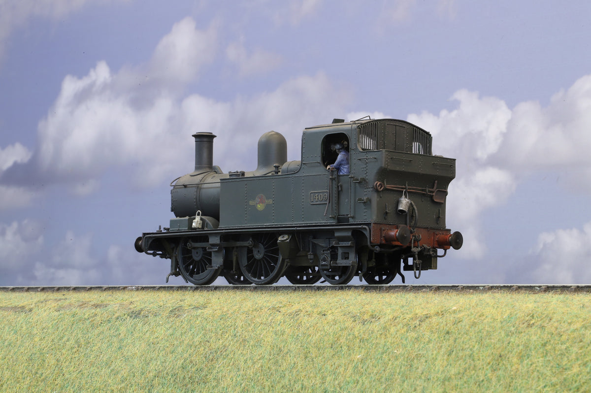 Finescale O Gauge (Kit-Built) Class 14xx No. 1409 BR Green (Weathered)