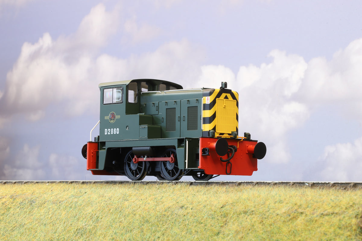 NEW Heljan Class 02 D2860 BR Green with Wasp Stripes