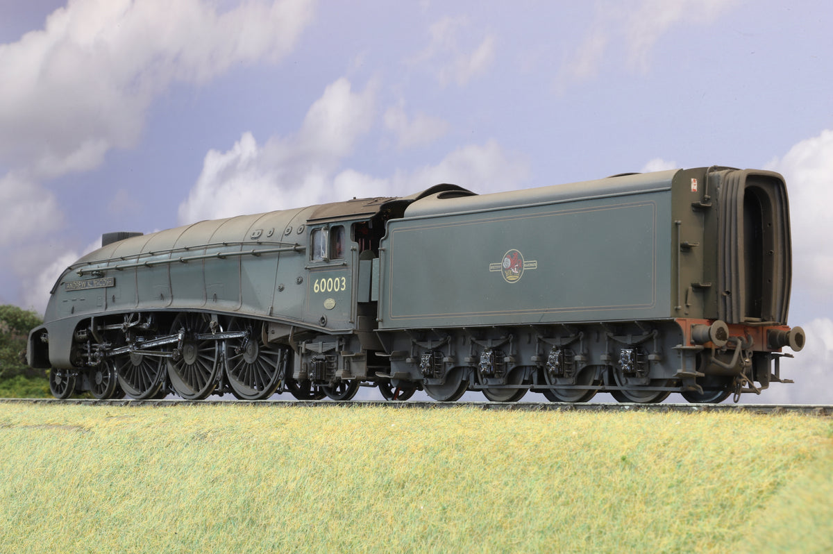 Golden Age Models Finescale O Gauge Gresley Class A4 No. 60003 'Andrew K. McCosh' (Pro Weathered)