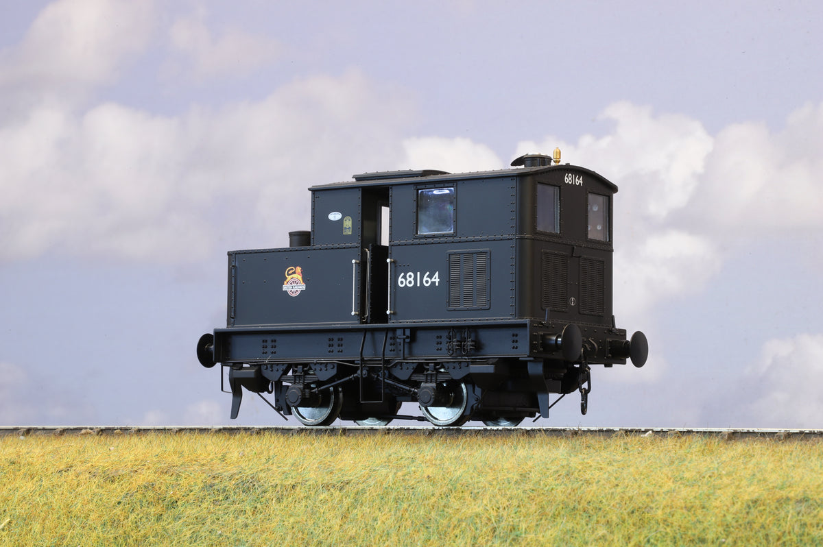 Dapol Finescale O Gauge Sentinel Steam Shunter No. 68164 BR Black Early Crest