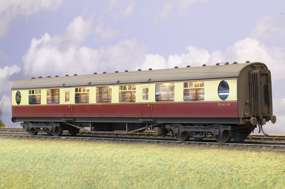 Darstaed Finescale O Gauge Thompson Full Third (TK) No. E1611E BR Crimson & Cream Pro-Weathered