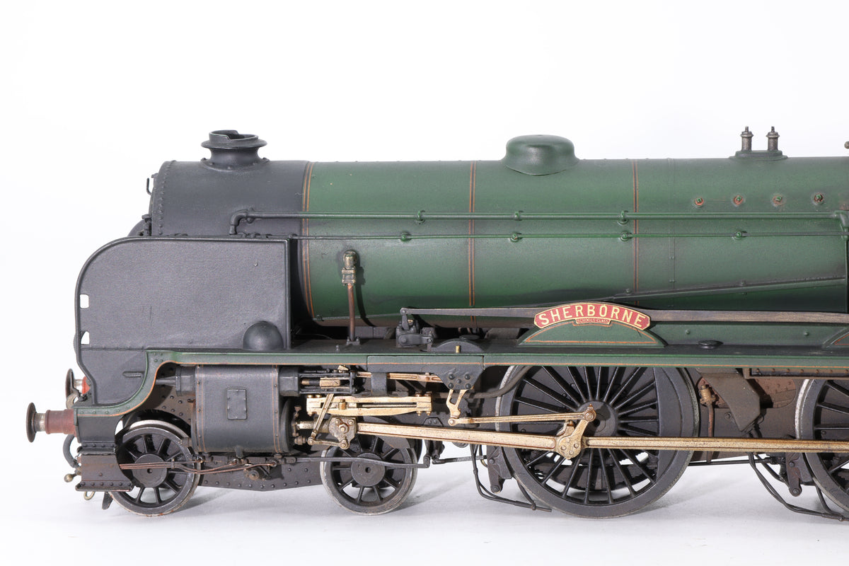 Finescale O Gauge (Kit-Built) ex-SR Schools No. 30906 'Sherborne' BR Green Pro-Weathered