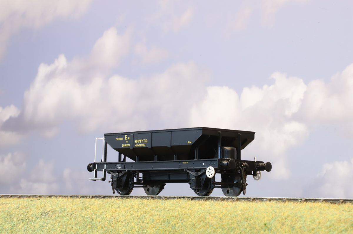 Heljan Finescale O Gauge 'Catfish' Ballast Wagon No.DB 983754 BR Black