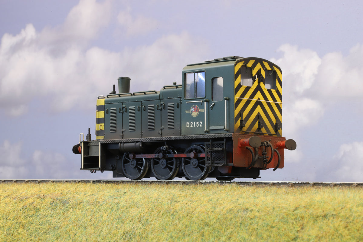 Bachmann Brassworks Finescale O Gauge Class 03 Shunter No. D2152, BR Green, Pro Weathered