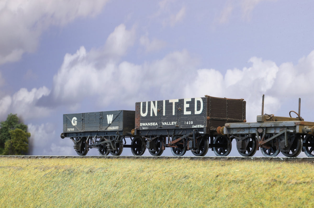 Slater&#39;s Finescale O Gauge (Kit-Built) Rake Of Four Wagons