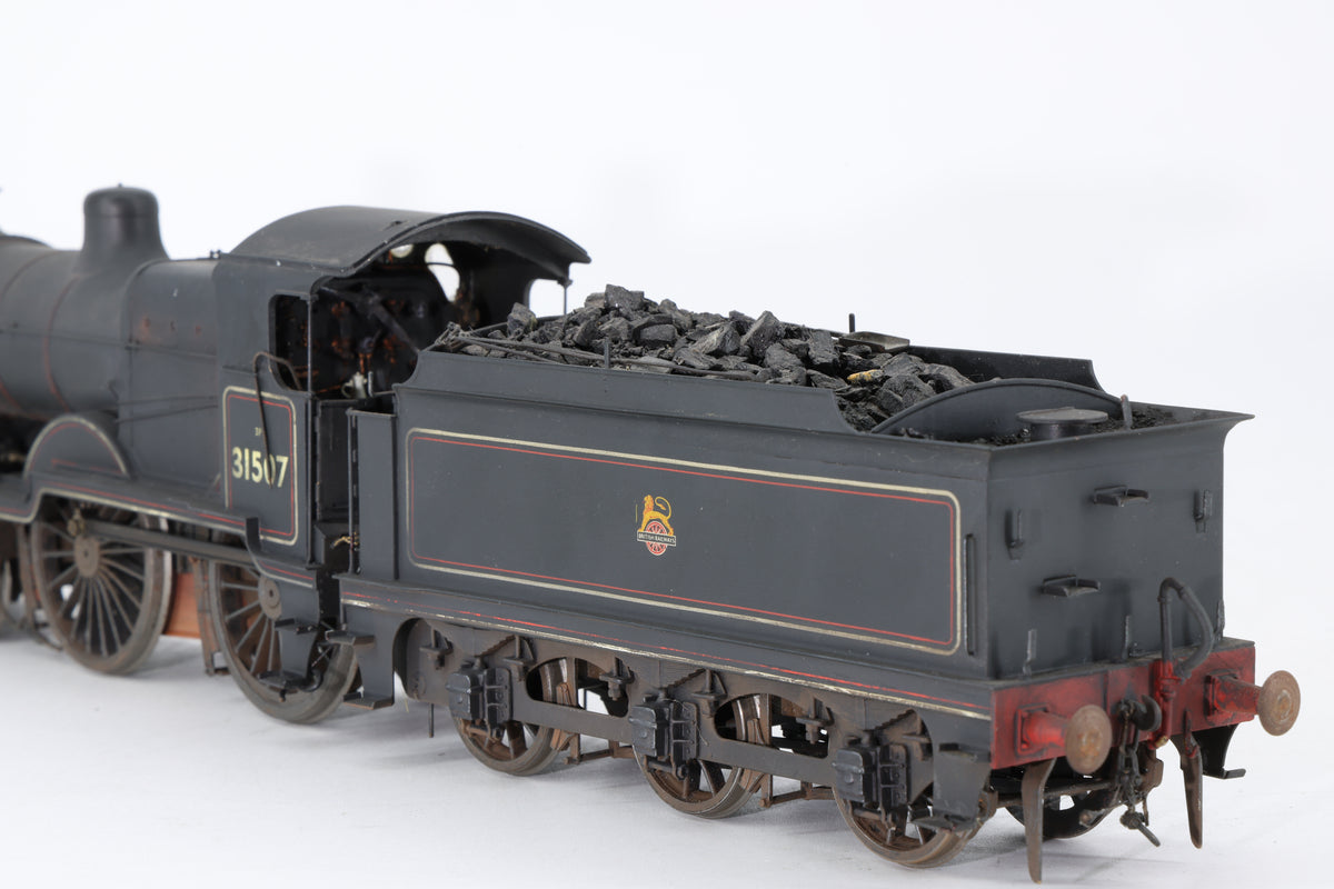 Finescale O Gauge (Kit-Built) ex-SECR Rebuilt E1 No. 31507 BR Black Pro-Weathered