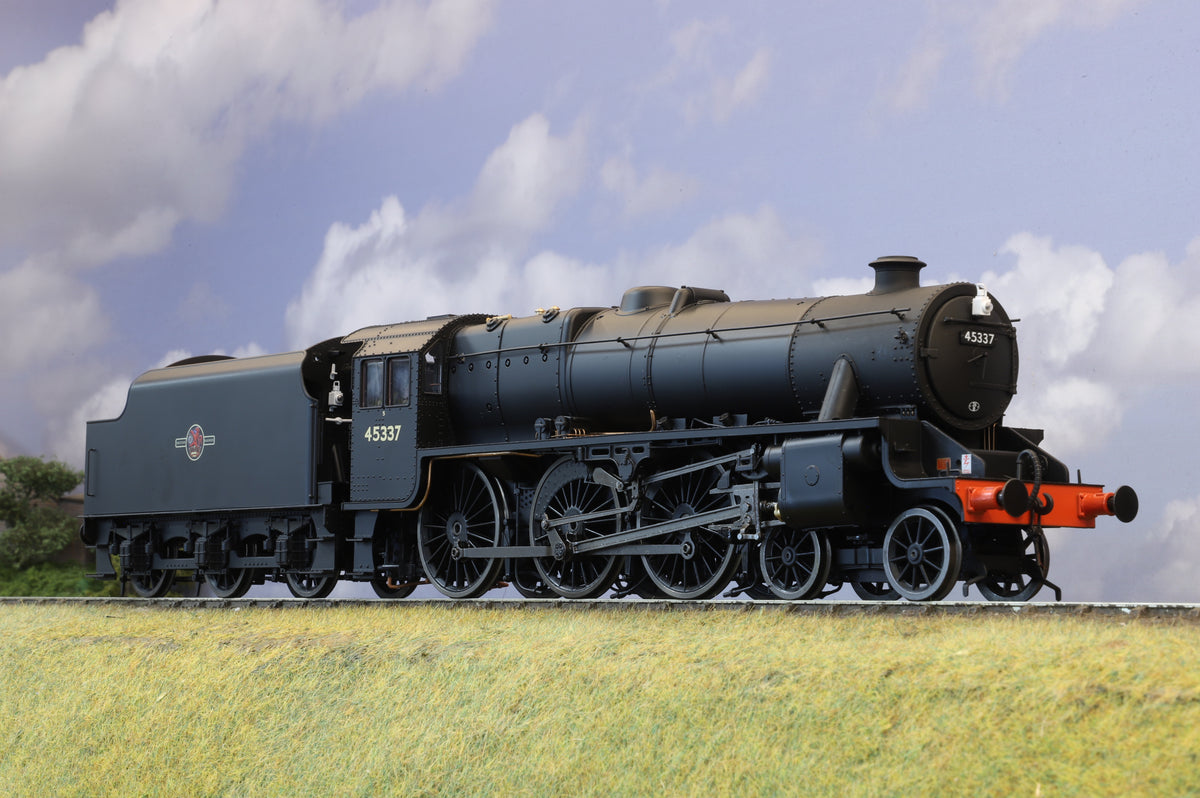 Finescale O Gauge Ellis Clark Trains Black 5&#39; No. 45337, BR Black Unlined, Late Crest