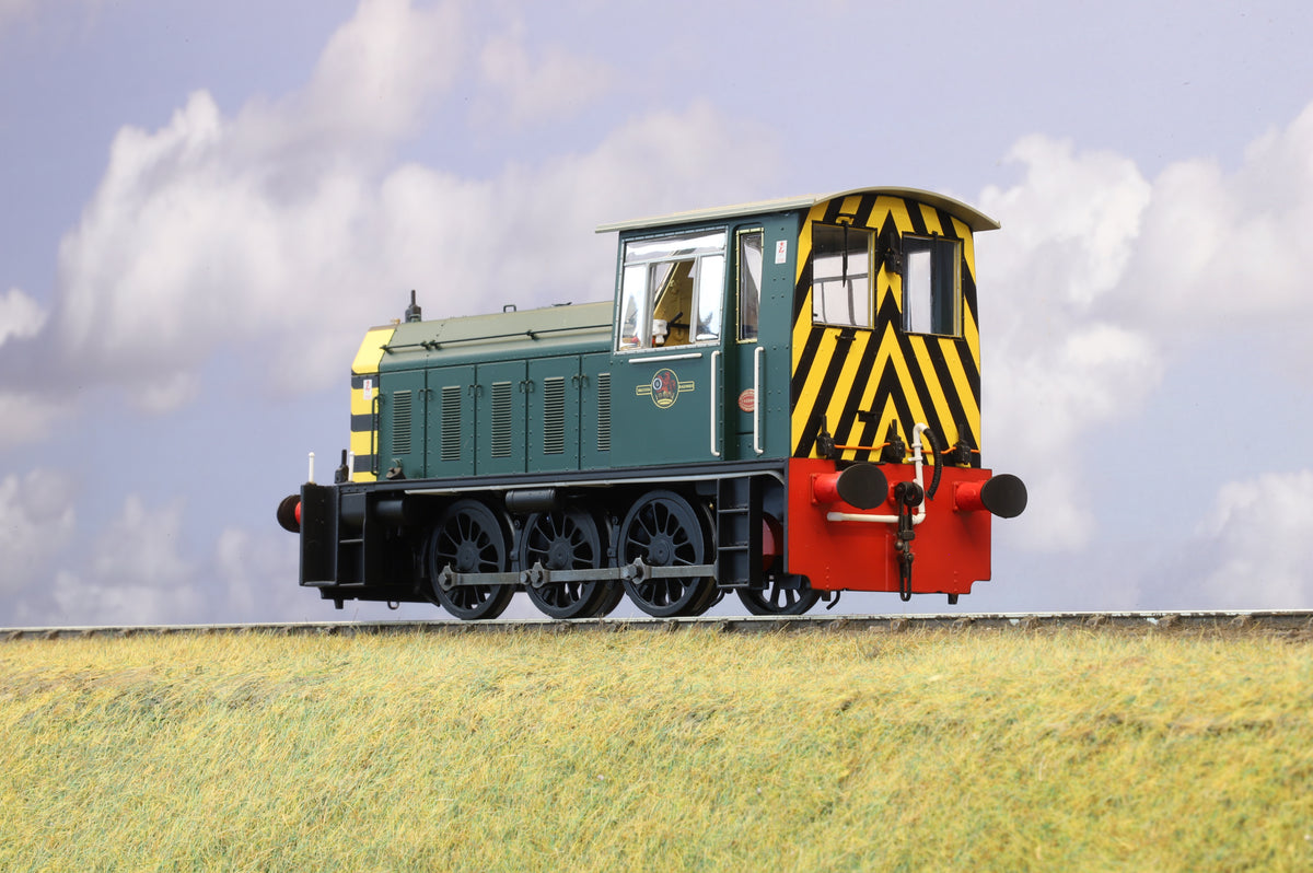 Heljan Finescale O Gauge Class 05 Diesel Shunter BR Green (Late Crest) Unnumbered