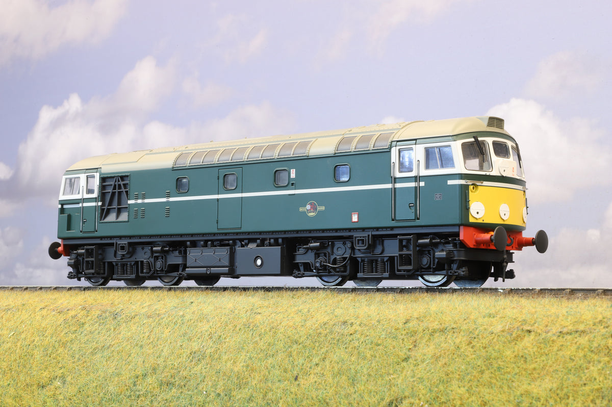 WORKSHOP Finescale O Gauge Heljan Class 26 BR Green (Small Yellow Panels) Unnumbered