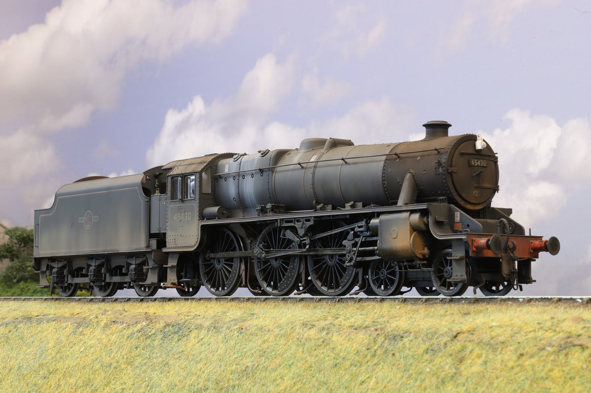 Finescale O Gauge Ellis Clark Trains Black 5 BR Black No.45430, DCC Sound & Weathered