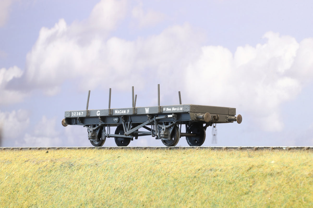 Kit-built Finescale O Gauge GWR &#39;Macaw&#39; Flat Wagon