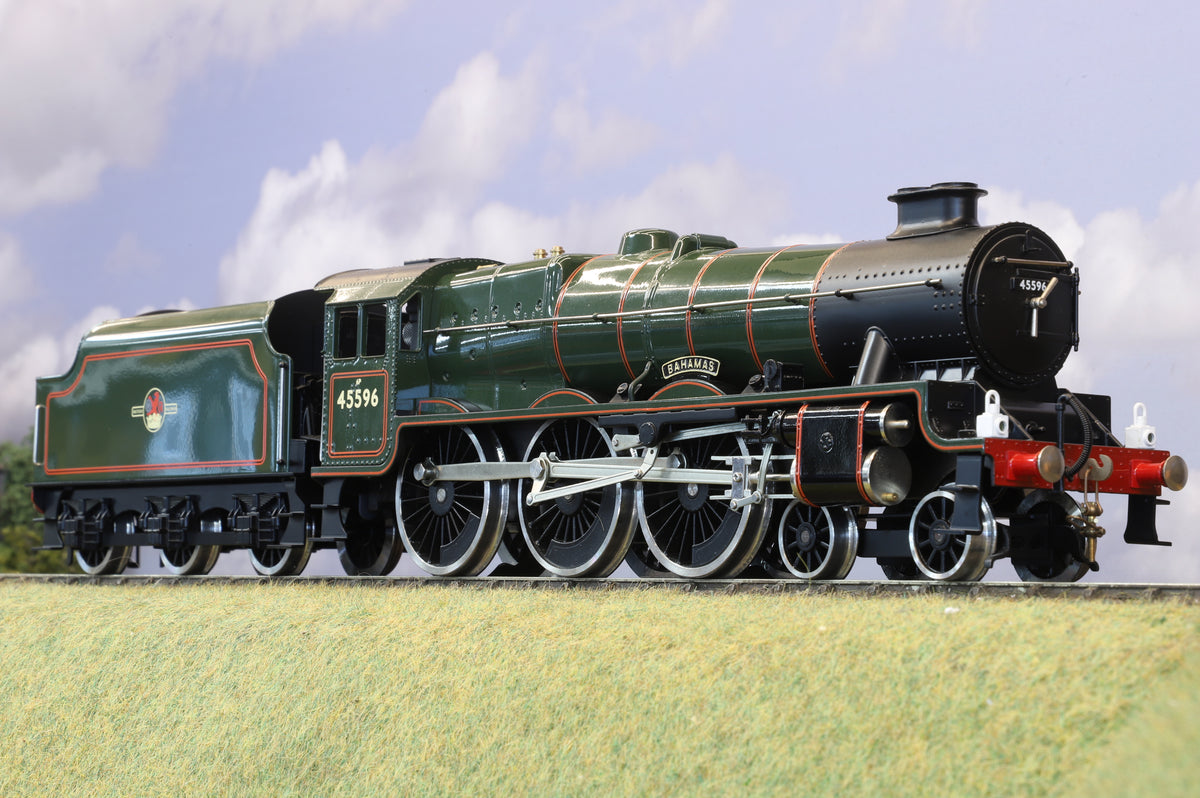 Ace Trains Coarse Scale O Gauge ex-LMS Jubilee No. 45596 'Bahamas', BR Lined Green 2/3 Rail Operation