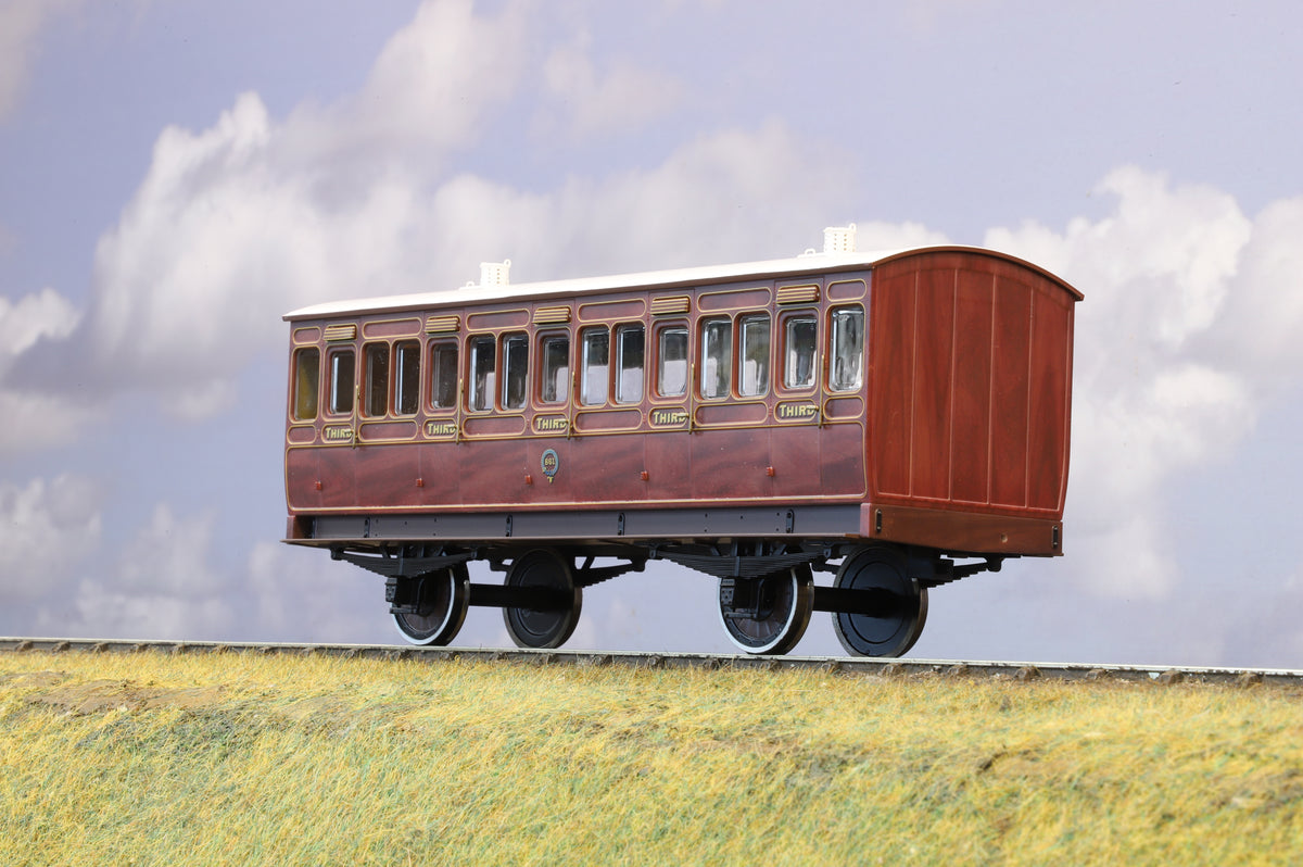 Dapol Finescale O Gauge Stroudley 4-Wheel Oil Lit Suburban Mahogany No. 861