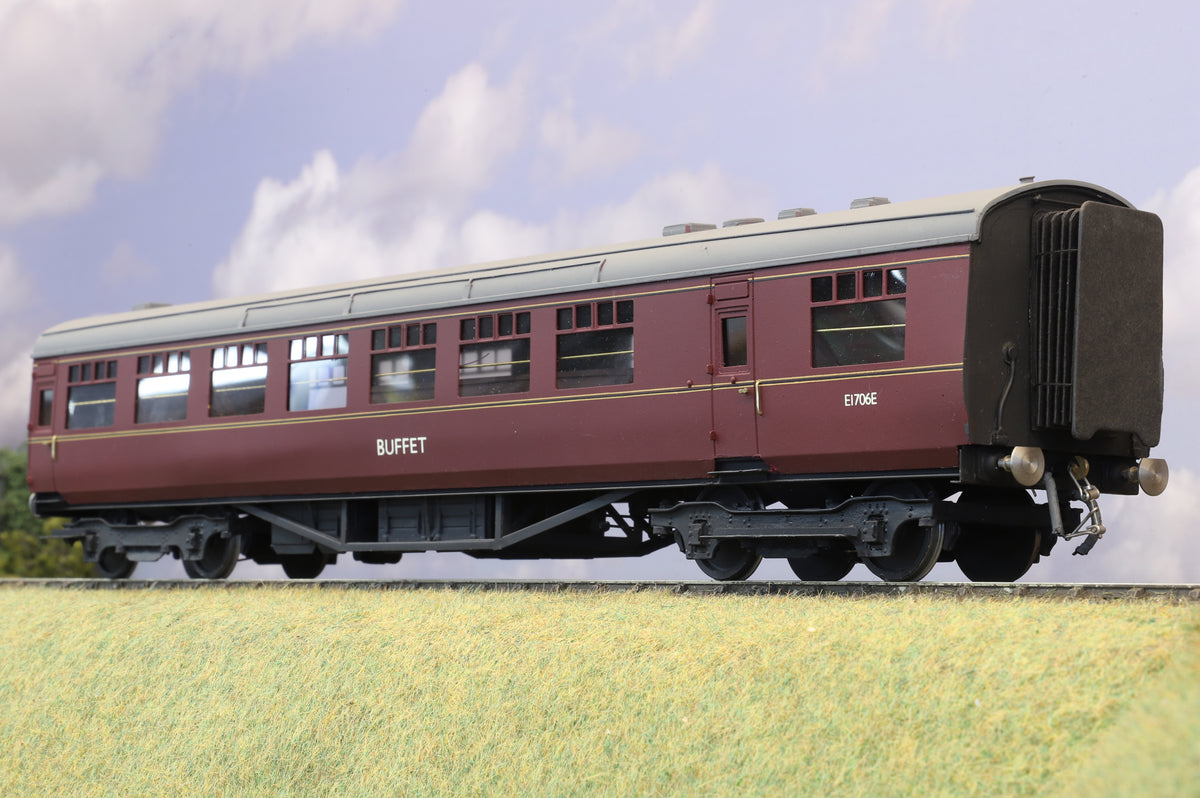 Finescale O Gauge (Kit-Built) Thompson Buffet  No.E1706E, BR Maroon