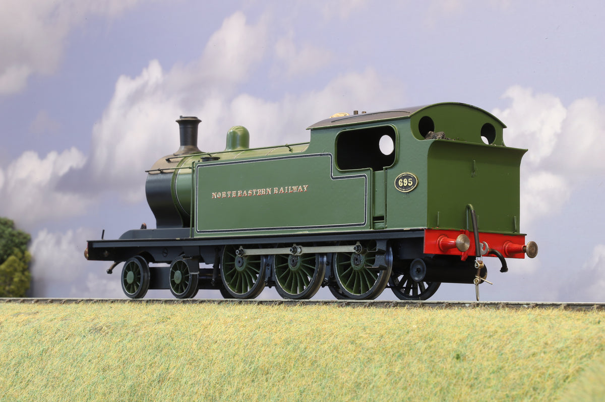 Finescale O Gauge (Kit-Built) North Eastern Railway W Class 4-6-0 No. 695, NER Lined Green